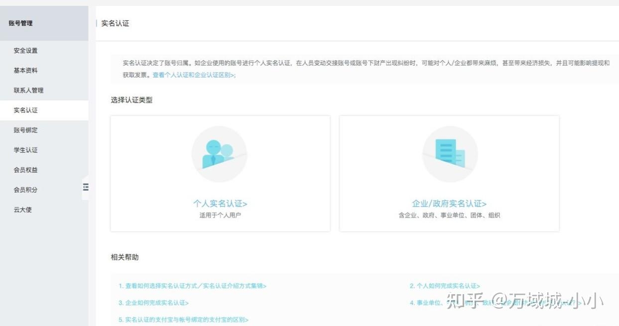 阿里云国际版实名认证需求解析插图