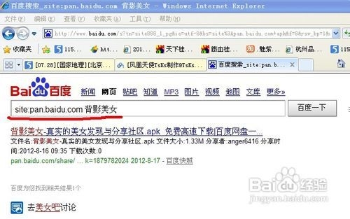 百度站内搜索的使用指南插图