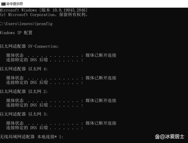 查看本机IP协议设置的命令详解插图