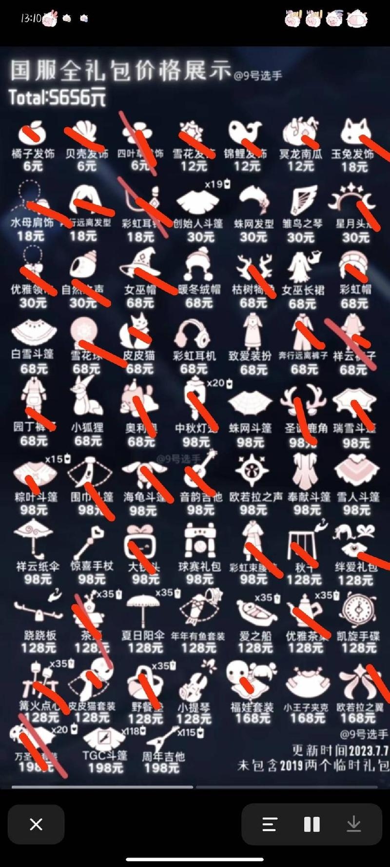 光遇价格表制作软件—高效、便捷的定价工具插图