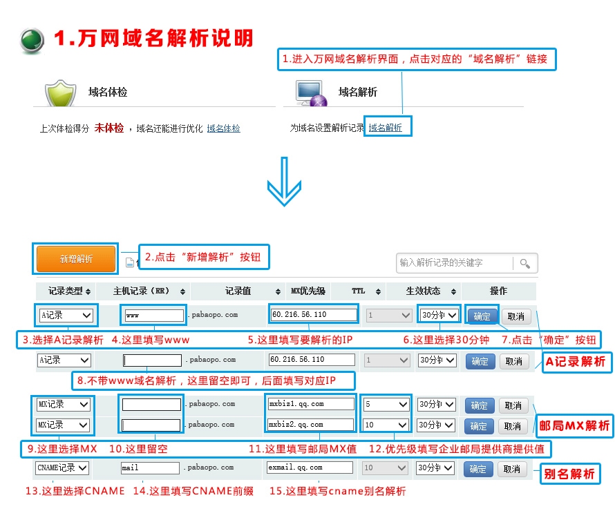 建议，域名绑定与解析设置详解，确保网站稳定访问流程梳理。插图