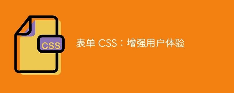 利用CSS控制表单样式以提升用户体验插图