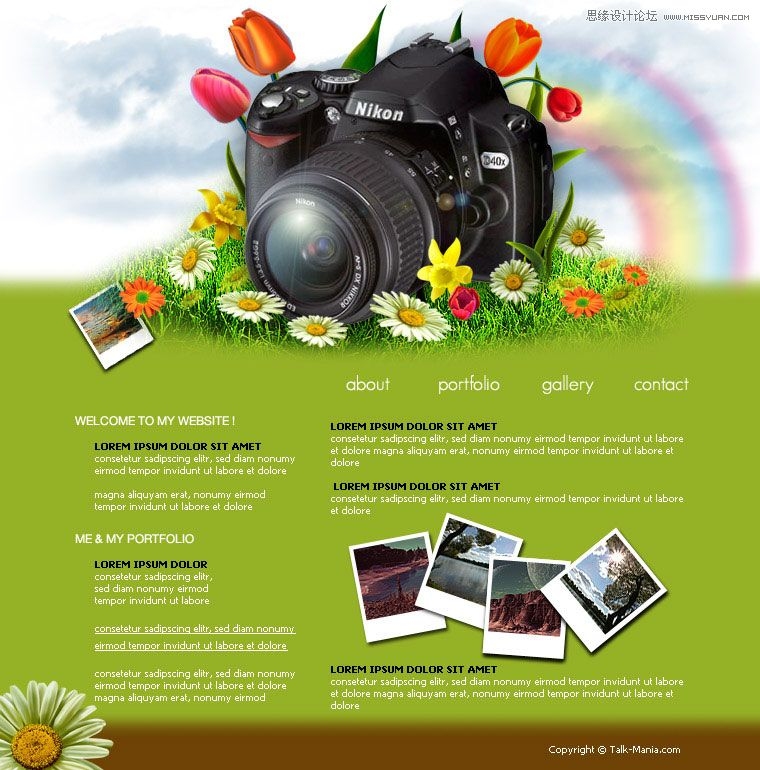 如何用Photoshop制作精美的网页效果图插图 如何用Photoshop制作精美的网页效果图插图