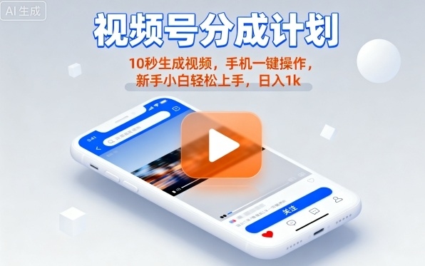 手机AI视频制作教程，轻松上手，赚钱不是梦！插图