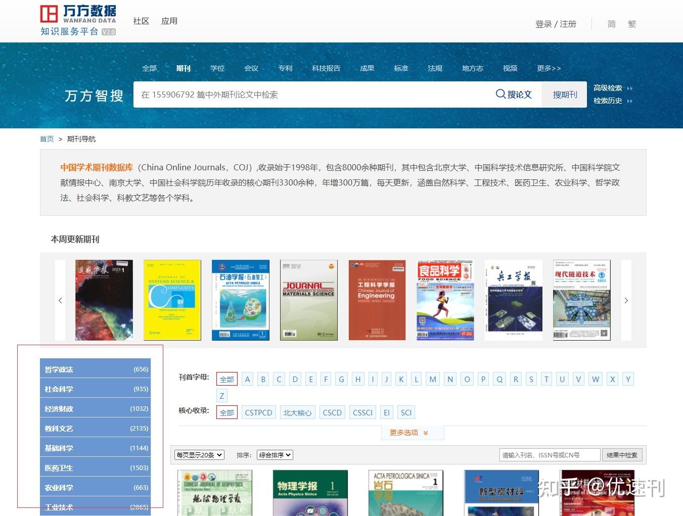 万维网期刊查询与学术文献检索平台插图