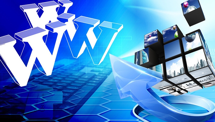 万网归一，中国领先互联网服务提供商的标志插图