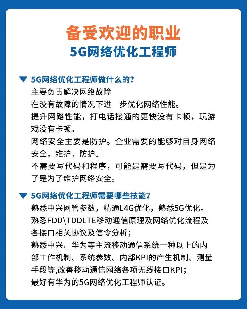 网络优化工程师职业规划，5G时代的职业前景与挑战插图