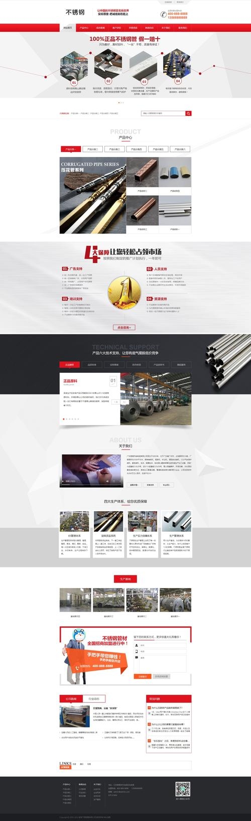 免费企业展示势网站模板下载，助力企业网络营销的利器插图