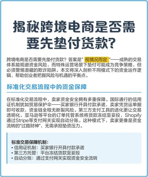 跨境电商垫付货款，风险与真相插图