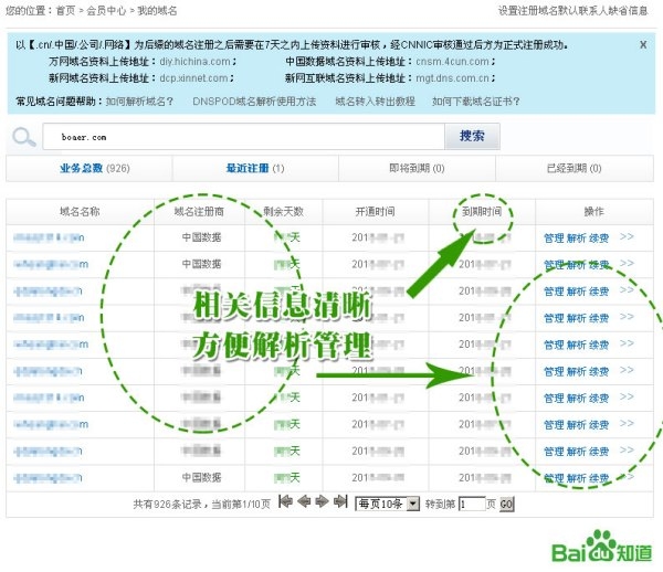 域名分类网站，免费与付费域名的选择。插图