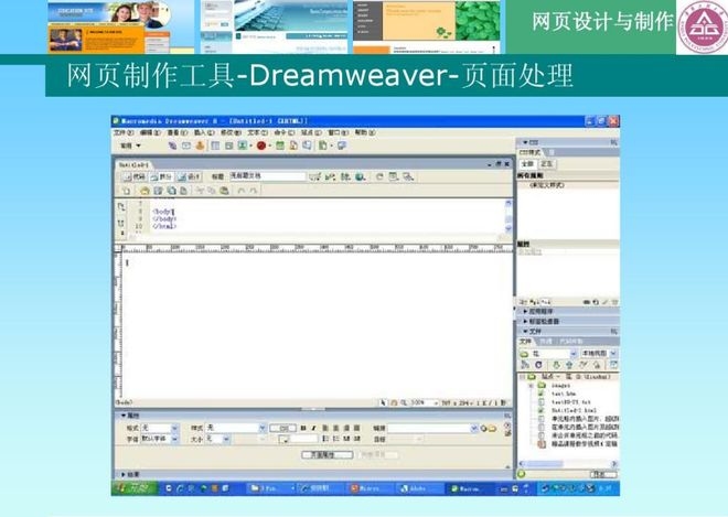DW网页设计软件简介插图