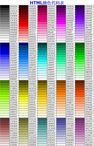 HTML字体颜色代码与图片的巧妙结合插图