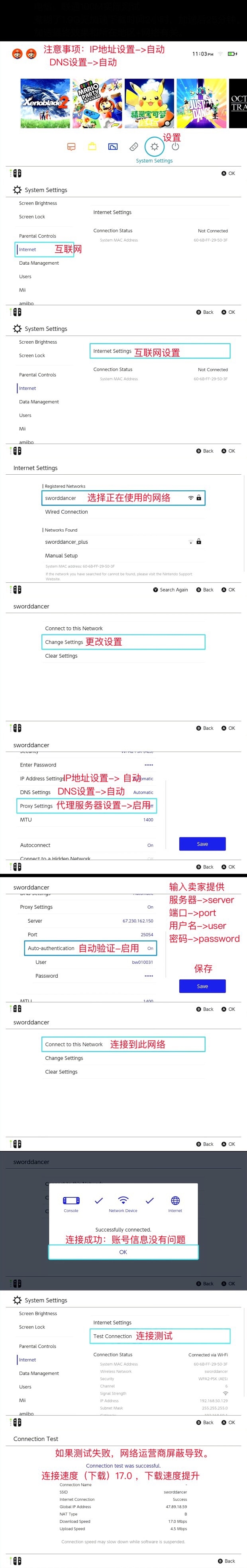 Switch加速器选择与使用方法插图