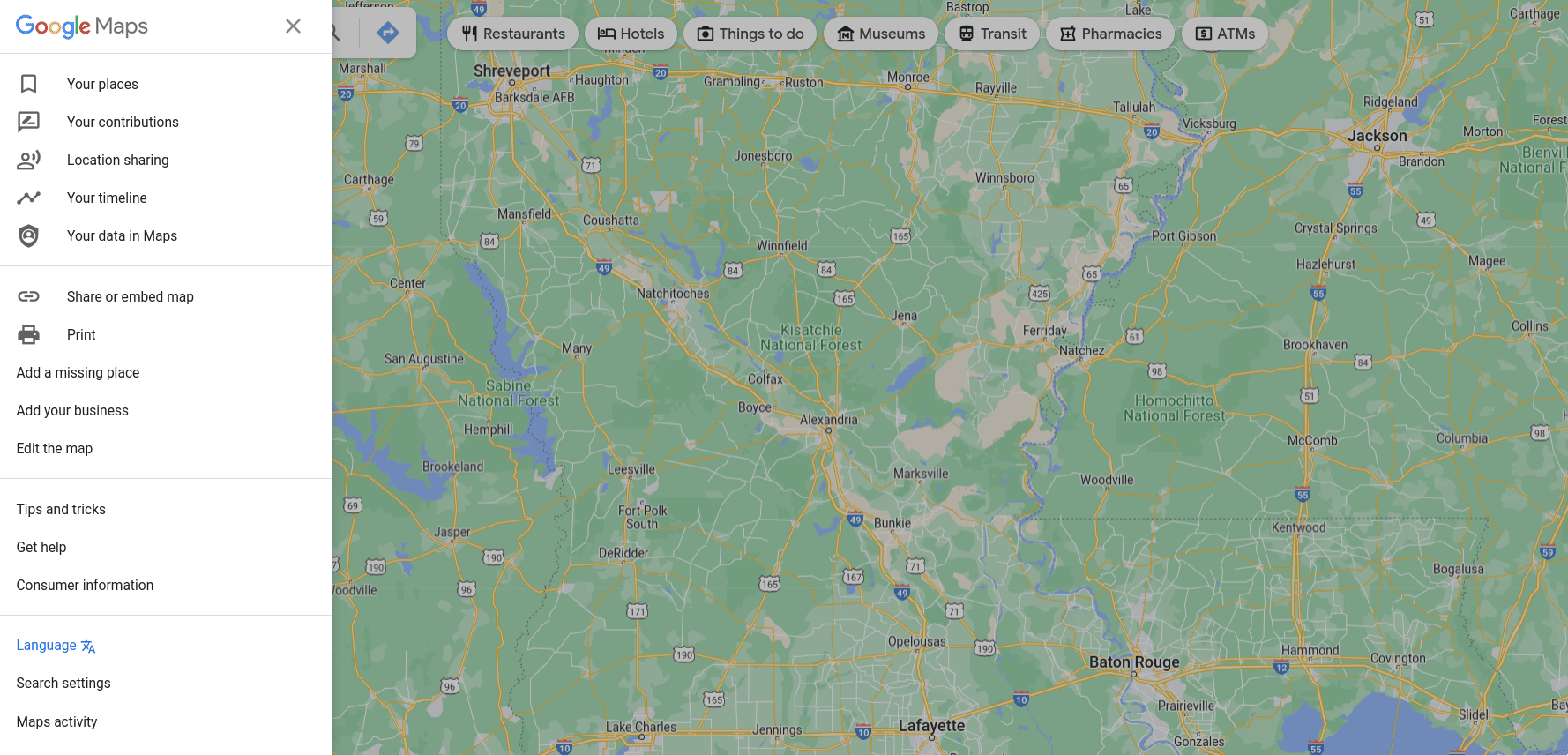 Google地图语言设置，中英文切换指南插图