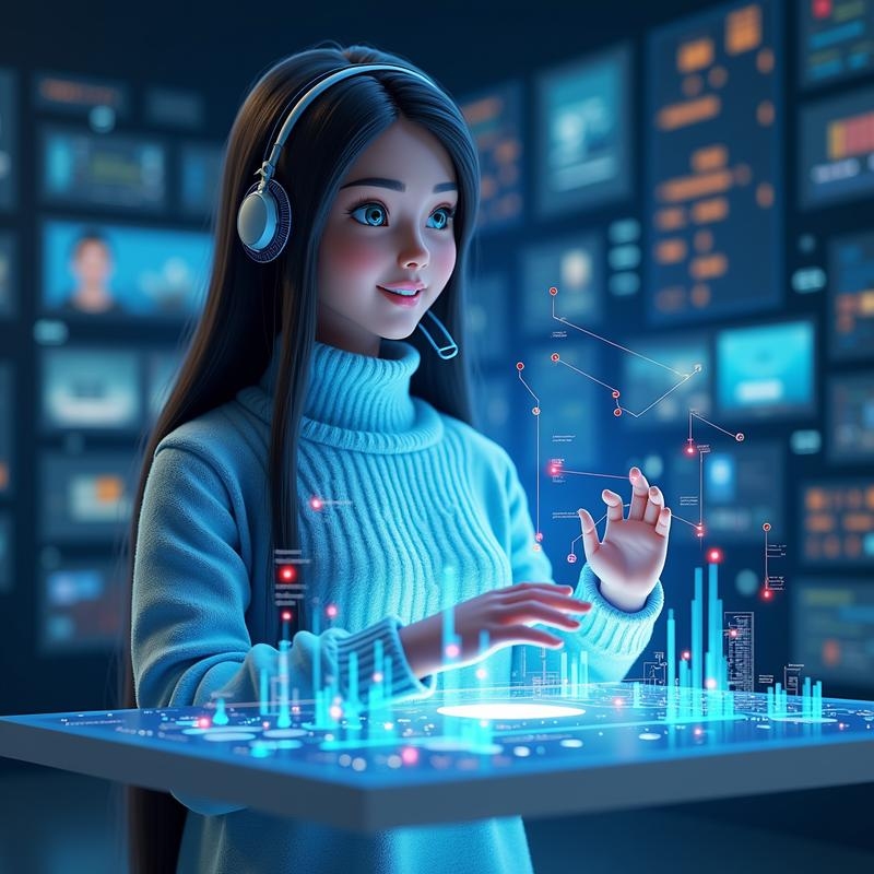 AI虚拟人物直播，未来科技的魅力插图