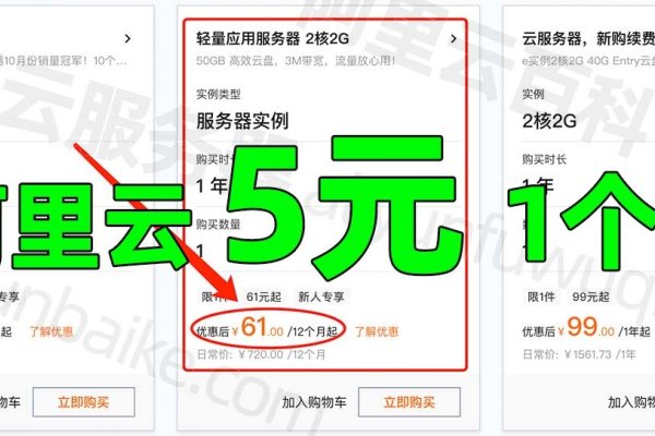 阿里云使用一个月服务是否收费-百挑一