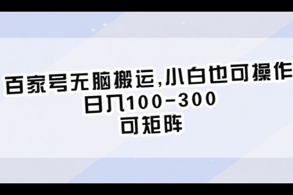 百度百家号购买，如何正确进行并获得最佳效益-百挑一