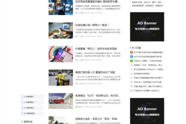 帝国CMS素材模板网，探索丰富的模板资源-百挑一