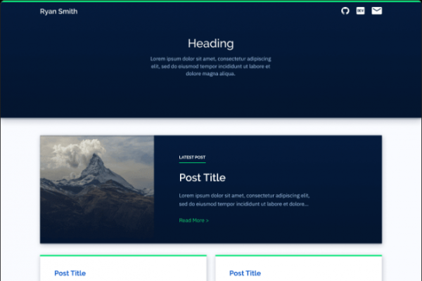 个人网页制作源代码博客-百挑一