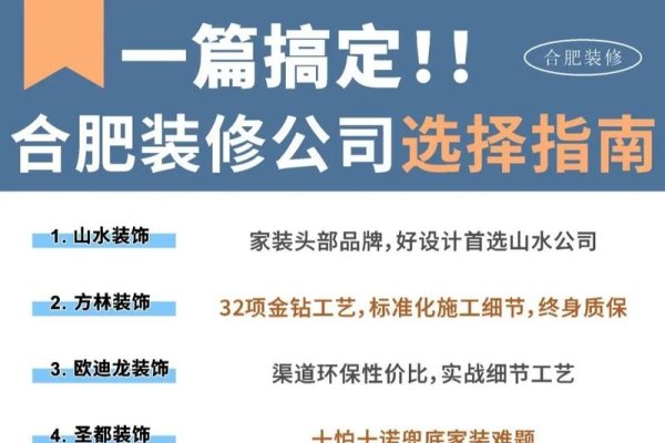 合肥装修快车平台，一站式家装设计与服务指南-百挑一