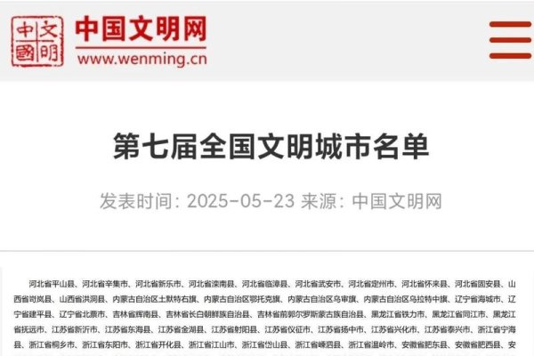 全国文明城市评选历程与景区智慧建设进展-百挑一