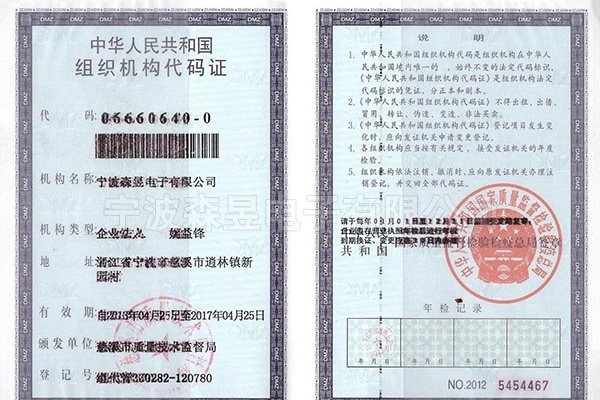 企业机构代码证的重要性及其应用-百挑一