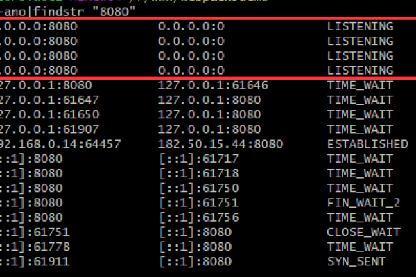 如何查看端口占用情况(Win)-百挑一