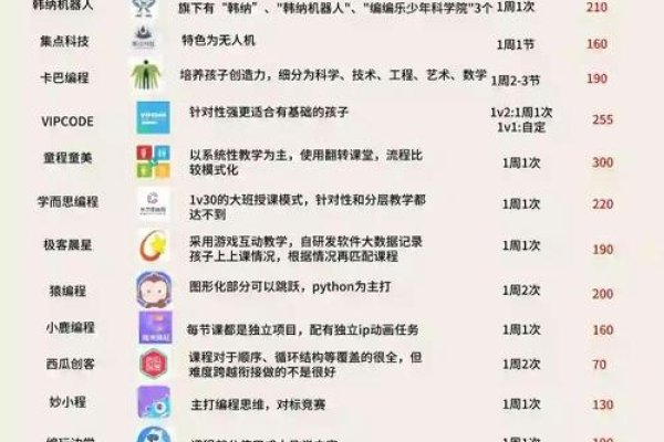 少儿编程机构排名一览表，热门编程教育品牌及其特色-百挑一