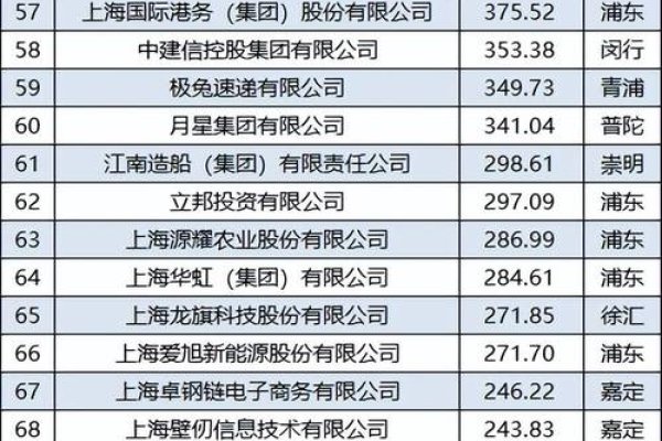 上海互联网百强企业概览-百挑一