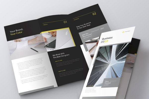 三折页宣传册设计，打造品牌魅力的关键一环-百挑一