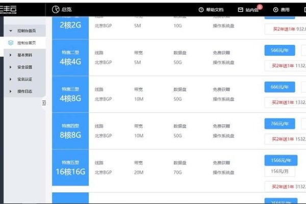 免费永久服务器推荐，三丰云、天翼云及其他选择概览。-百挑一