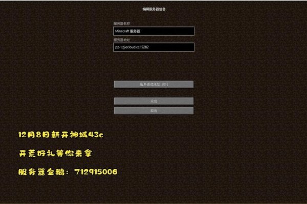 探索我的世界的服务器IP-百挑一