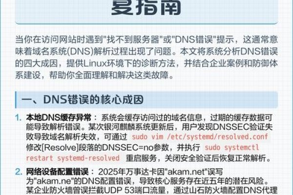 DNS配置错误，解析与修复指南-百挑一