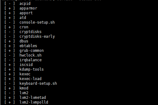 Linux服务状态查看命令大全-百挑一